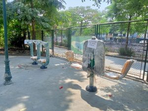 Hoàn thành lắp đặt thiết bị thể thao ngoài trời tại KĐT An Sào, Hoàng Mai, Hà Nội