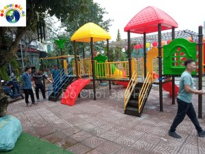 cung cấp lắp đặt sân chơi ngoài trời tại thành phố Yên Phong, Bắc Ninh.