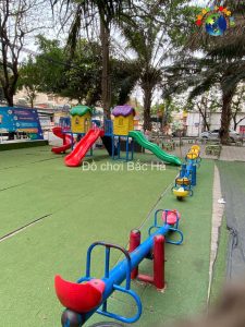 Hoàn Thành Hạng Mục Sửa Chữa Sân Chơi Trẻ Em Ngoài Trời Tại CT6 XaLa, Hà Đông