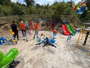 Đồ chơi Bắc Hà – Tư vấn lắp đặt sân chơi thiện nguyện tại Bản Nôồng, Thượng Trạch, Bố Trạch, Quảng Bình